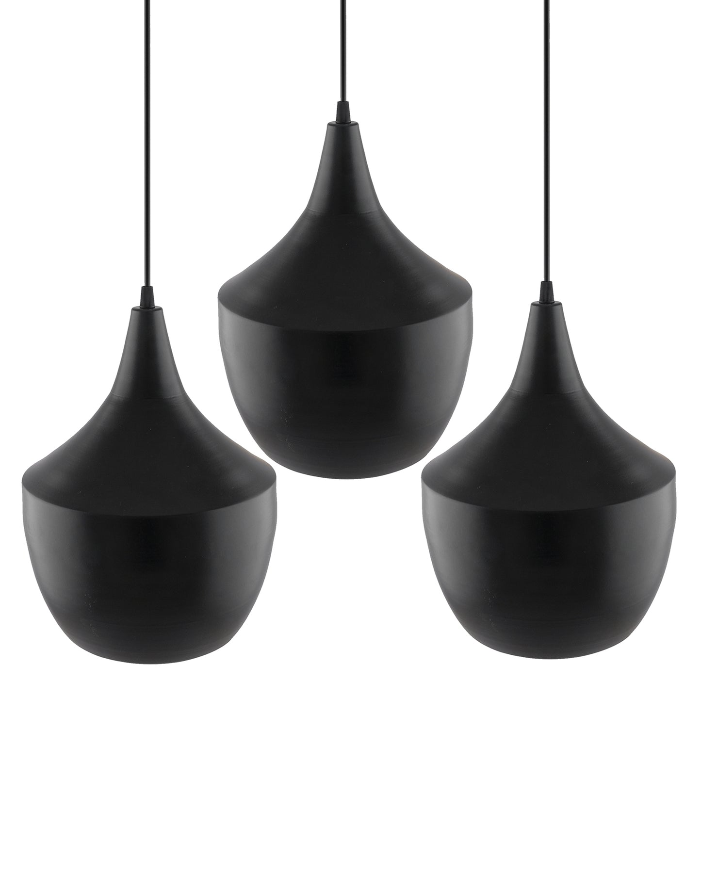 3-Lights Linear Cluster Chandelier Modern Pear hanging Light, E27 Holder, Decorative,URBAN Retro, Nordic Style