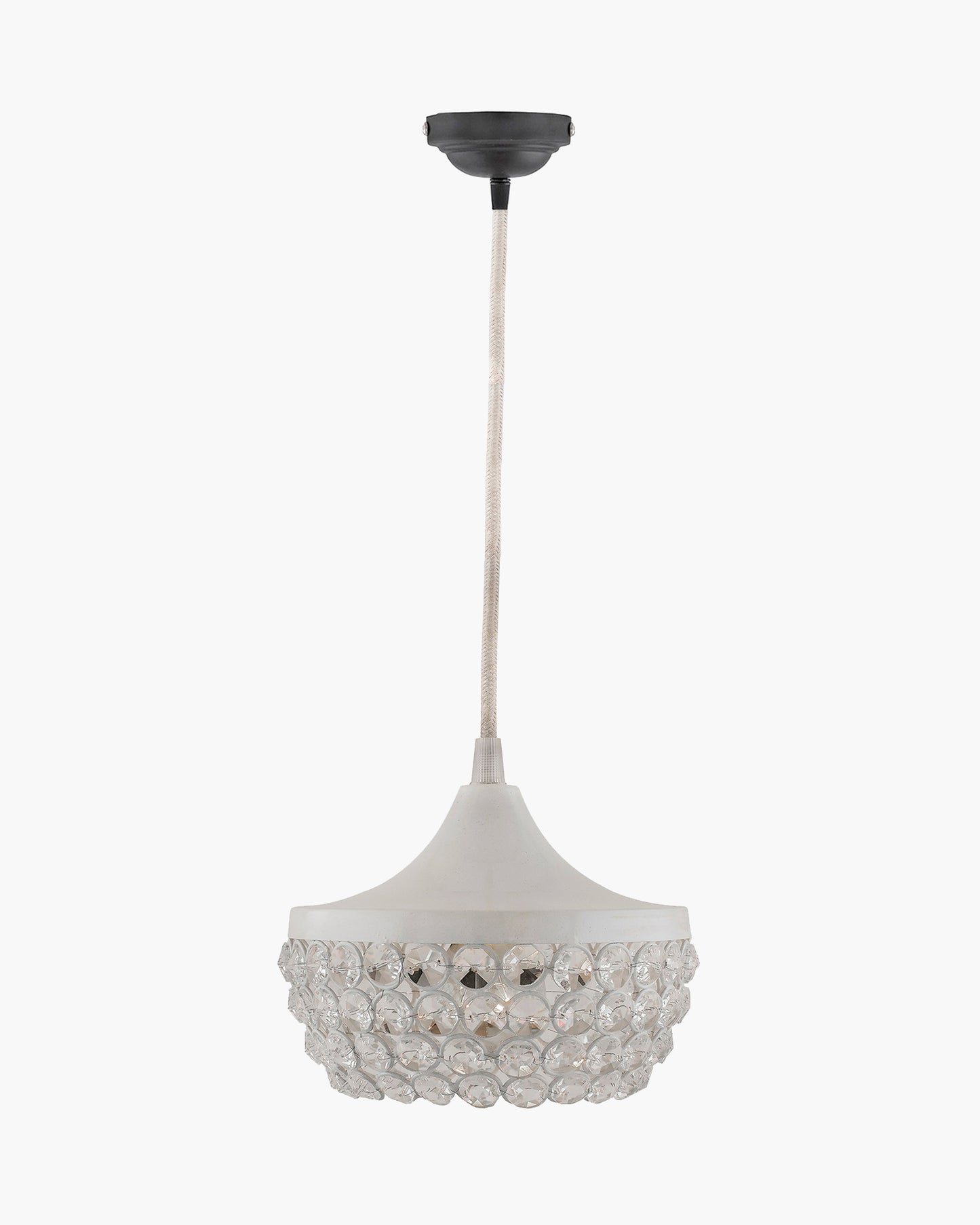 Homesake® Crystal Pendant Ceiling Light – Elegant Modern Hanging Lamp for bedroom, Living Room, Office