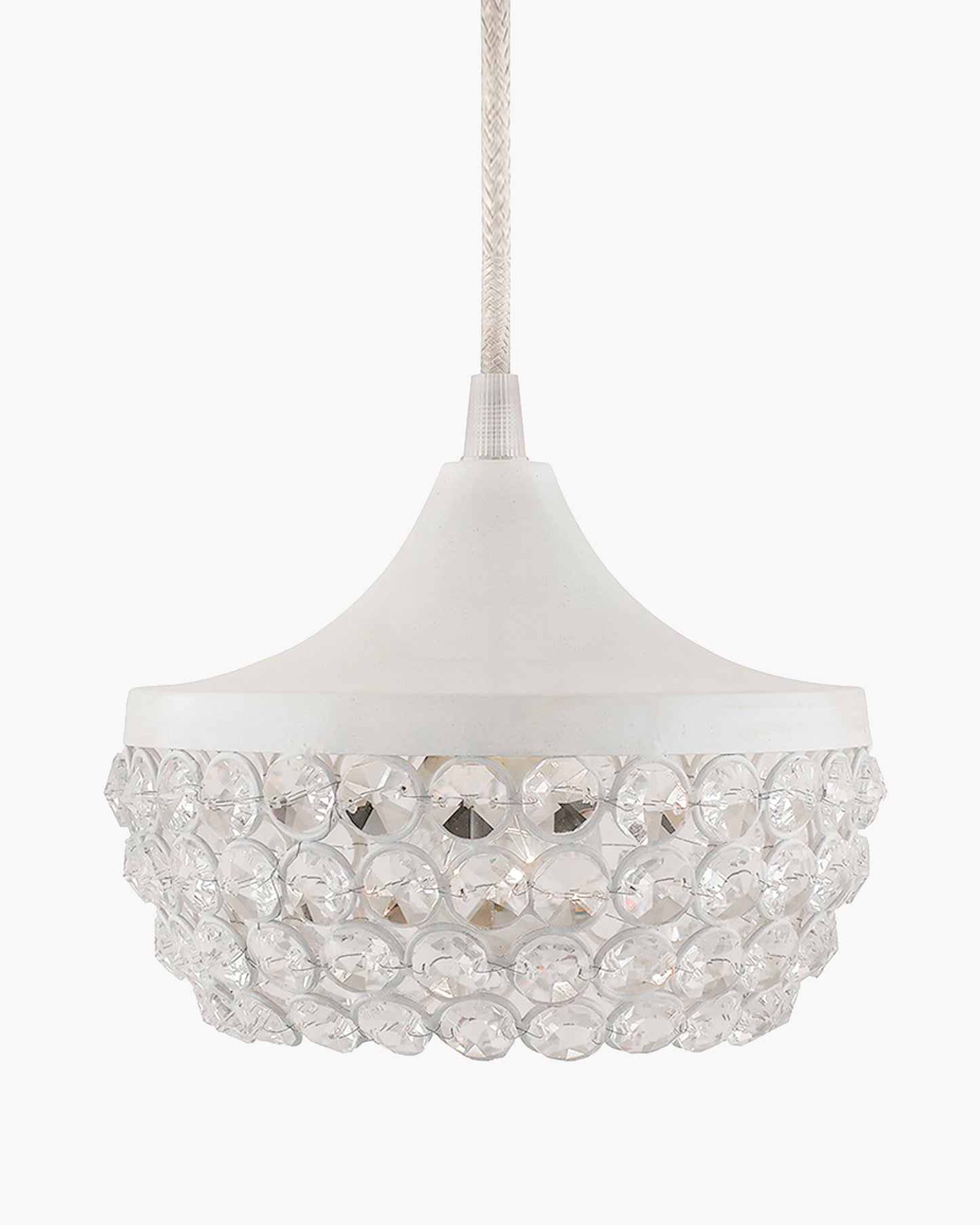 Homesake® Crystal Pendant Ceiling Light – Elegant Modern Hanging Lamp for bedroom, Living Room, Office