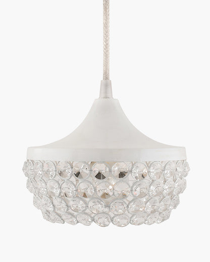 Homesake® Crystal Pendant Ceiling Light – Elegant Modern Hanging Lamp for bedroom, Living Room, Office