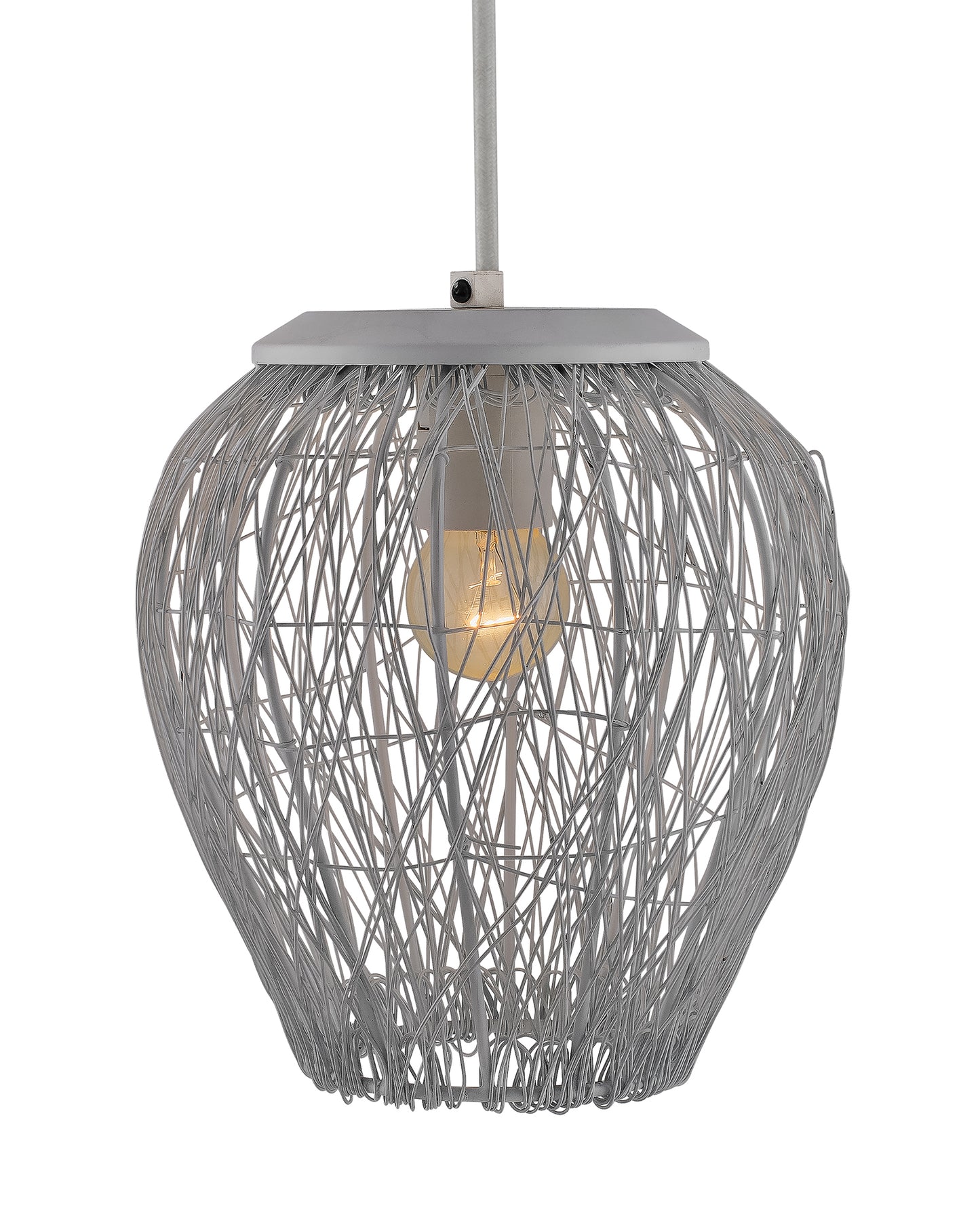 Matt White Crystal Hanging Goblet Ceiling Light Nordic E27 Pendants Ceiling Lamp