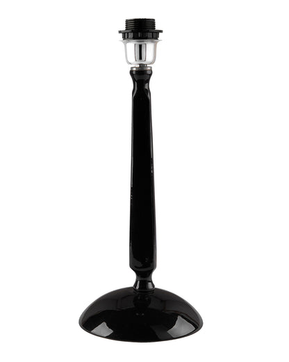 Glossy Black Cubist Aluminium Table Lamp With Cone Shade, Bedside, Living Room Study Lamp, Bulb Included