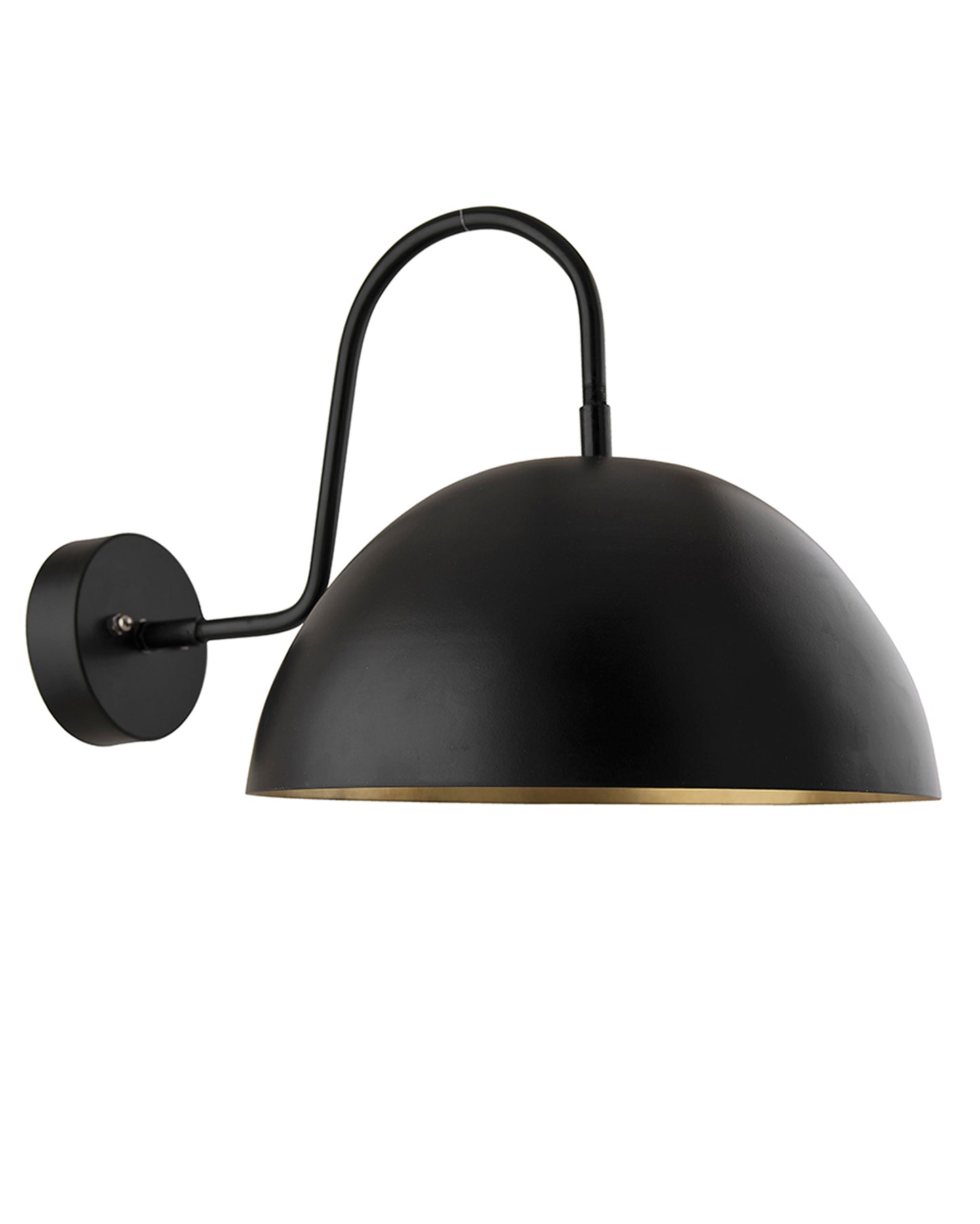 Metallic Pendant 10" Wall Sconce Gooseneck Retro Wall Light Fixtures for Bedroom Nightstand, Barn Warehouse