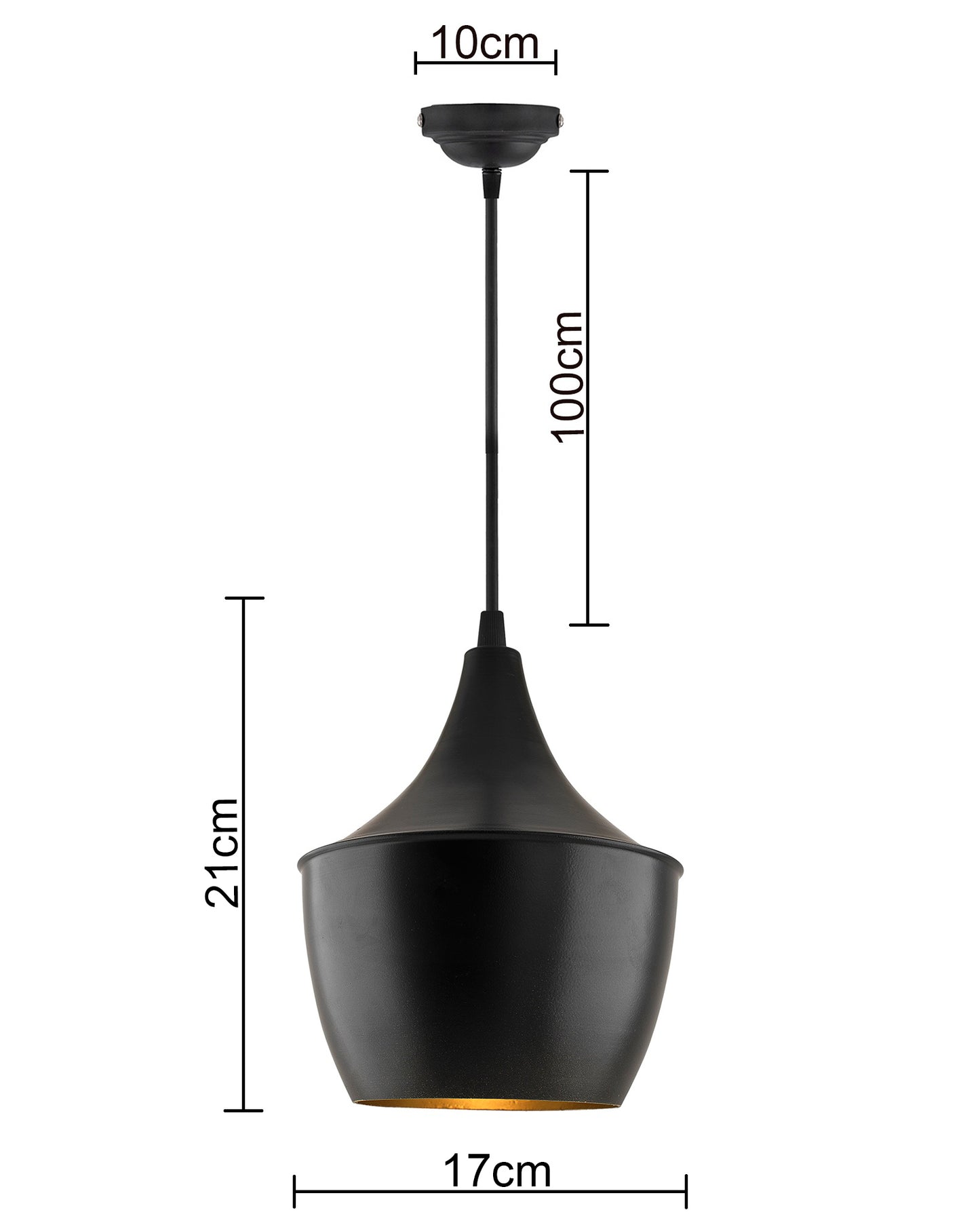 Black Metal Medium Pear Hanging Light, E26/27 Nordic pendant lamp, Modern kitchen, bedroom, living room ceiling lamp
