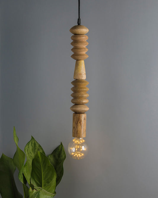 Rustic Spiral Beaded Swag Pendant, Balcony Bar Cafe Living Dining Room, Retro Loft Light, Ceiling Hanging Light