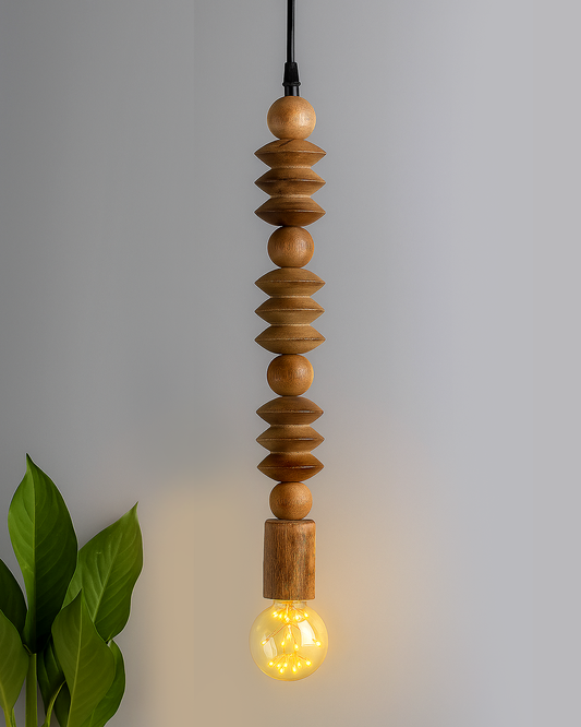 Rustic Mix Beaded Swag Pendant, Balcony Bar Cafe Living Dining Room, Retro Loft Light, Ceiling Hanging Light
