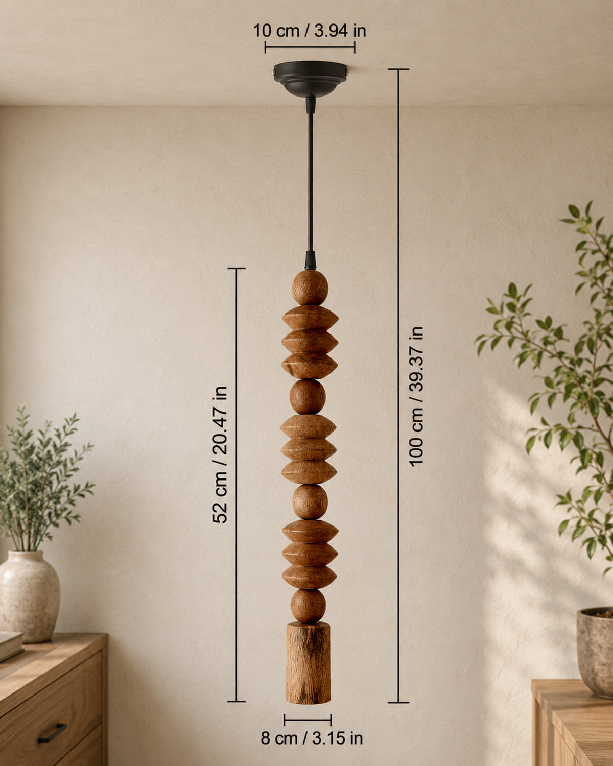 Rustic Mix Beaded Swag Pendant, Balcony Bar Cafe Living Dining Room, Retro Loft Light, Ceiling Hanging Light