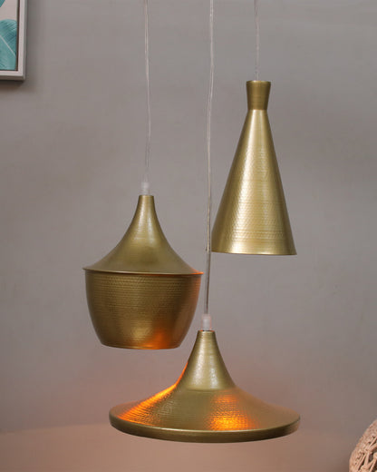 3-Lights Round Cluster Chandelier Modern Medium Tri-Nordic hanging Light, E27 Holder, Decorative, URBAN Retro, Nordic Style, LED/Filament Bulb