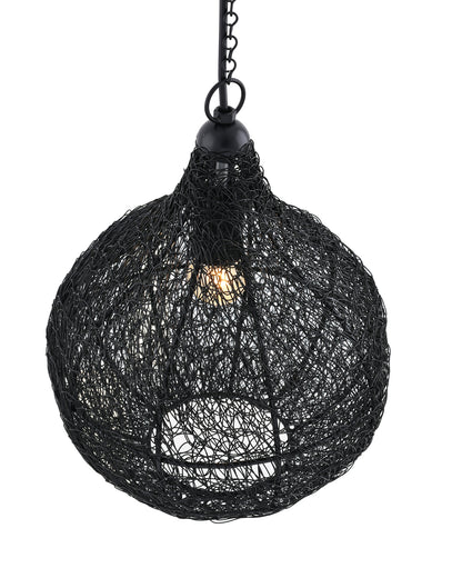 Classic twisted wire Crown hanging pendant light, Golden Hanging fixture lamp Pendants Ceiling Lamp