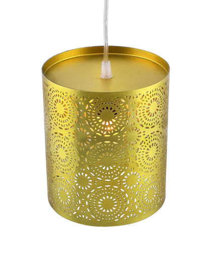 Antique Filgree Hanging Moroccan Ceiling Lamp, Brass Finish Pendant Light Turkish Arabic Fancy Light