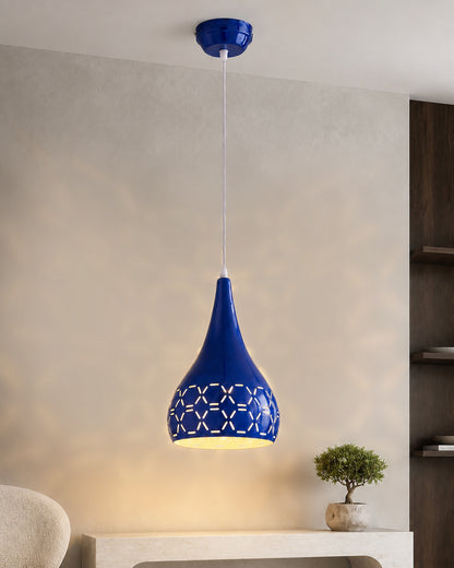 Homesake® Glossy Spining Top Hanging pendant Lamp, Ceiling Light (Green, Cross-Cut)