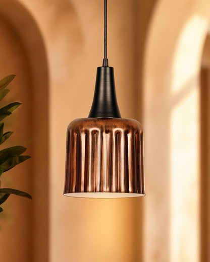 Toned Oil Rubbed Vintage Metal Ceiling Lamp