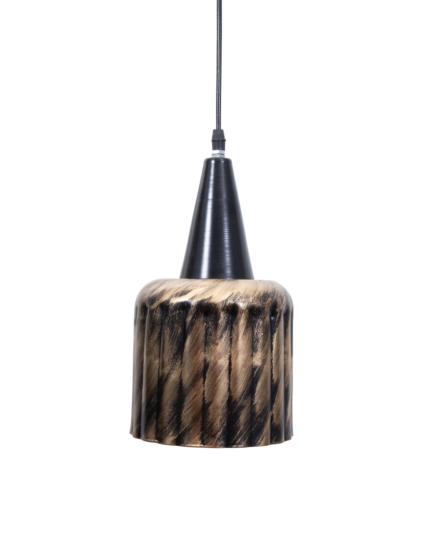Toned Oil Rubbed Vintage Metal Ceiling Lamp