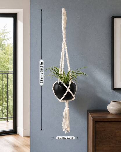 Hanging Planter Medium Macrame Planter With Pot Pack of 2
