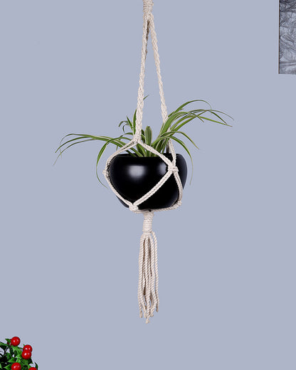 Hanging Planter Medium Macrame Planter With Pot Pack of 2