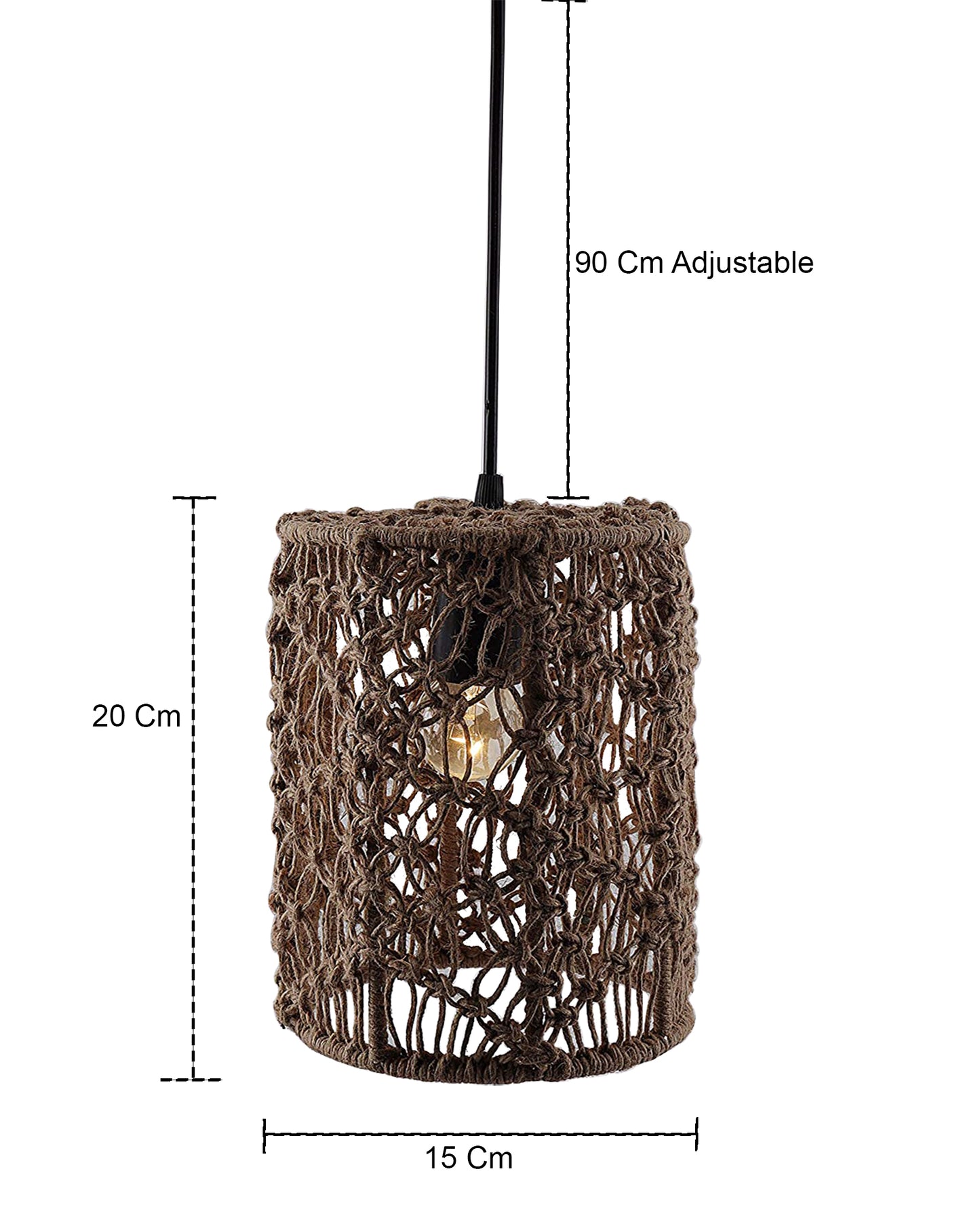 Hanging Jute cylinder