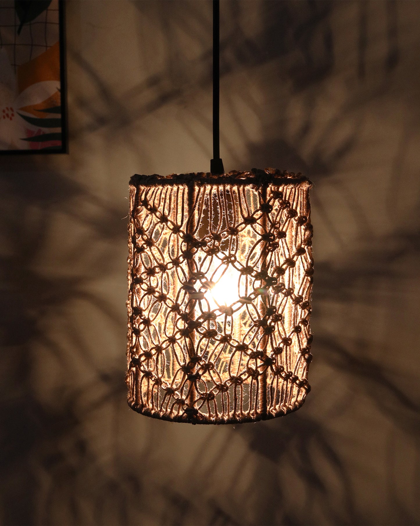 Hanging Jute cylinder