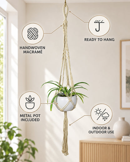 hanging planter , set of 2