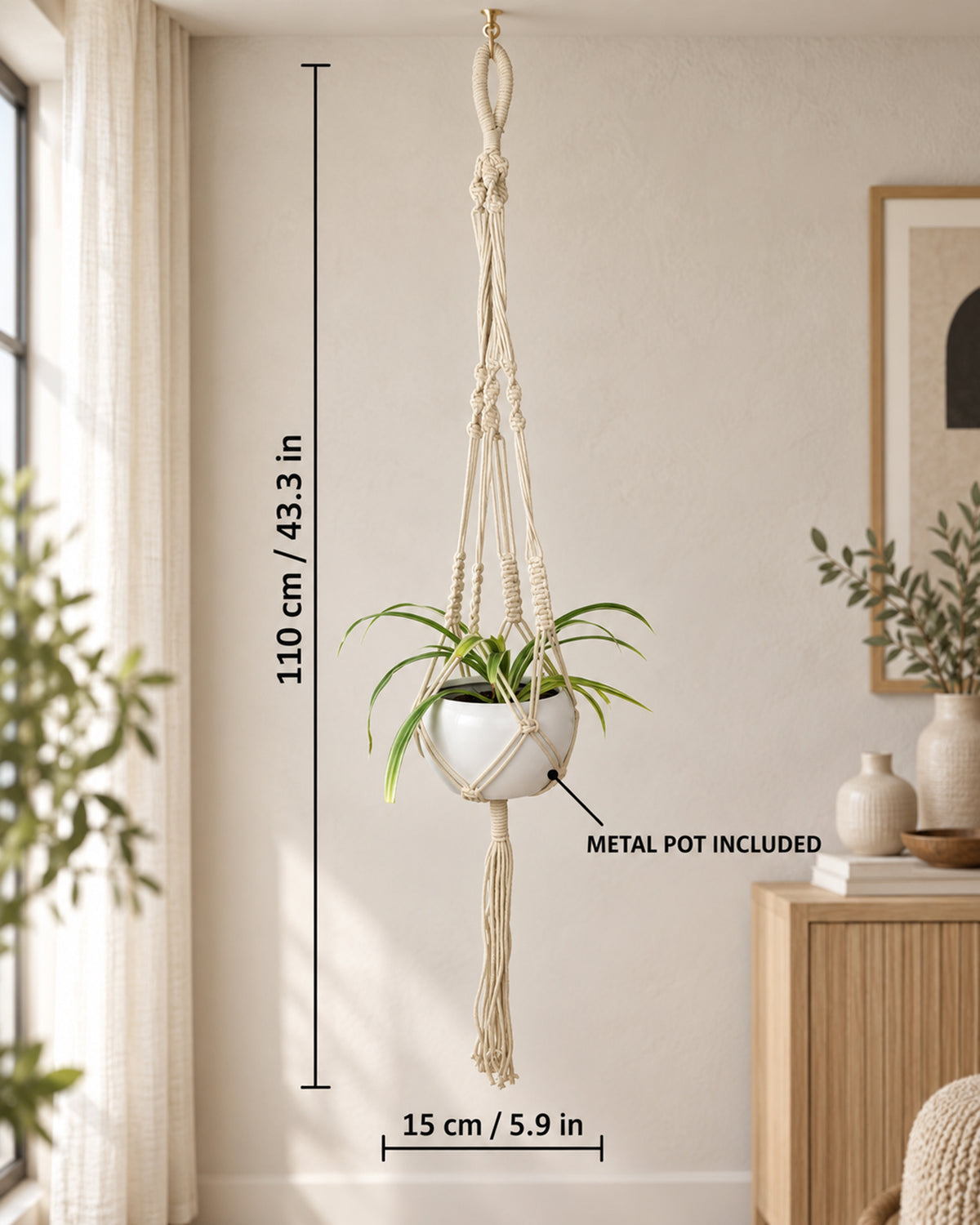 hanging planter , set of 3