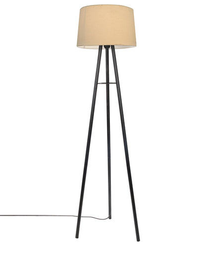 Mid Century Metal Tripod Floor Lamp,Contemporary Minimalist Standing Floor Light with Iron Legs,E27 Lamp Base,Modern Design Standing Light for Living Room,Study Room and Bedroom, Tripod