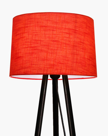 Mid Century Metal Tripod Floor Lamp,Contemporary Minimalist Standing Floor Light with Iron Legs,E27 Lamp Base,Modern Design Standing Light for Living Room,Study Room and Bedroom, Tripod