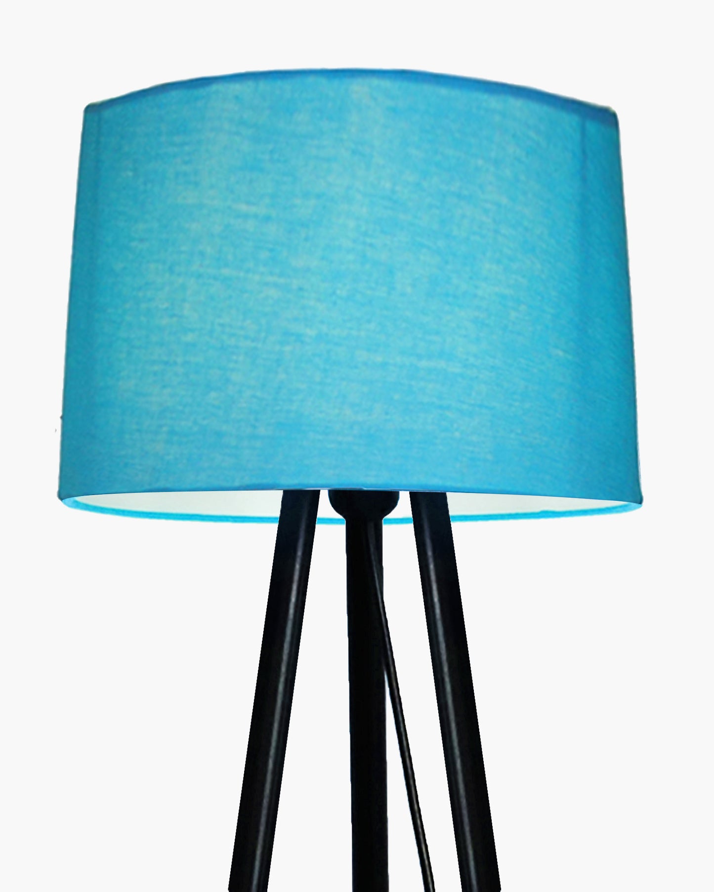 Mid Century Metal Tripod Floor Lamp,Contemporary Minimalist Standing Floor Light with Iron Legs,E27 Lamp Base,Modern Design Standing Light for Living Room,Study Room and Bedroom, Tripod