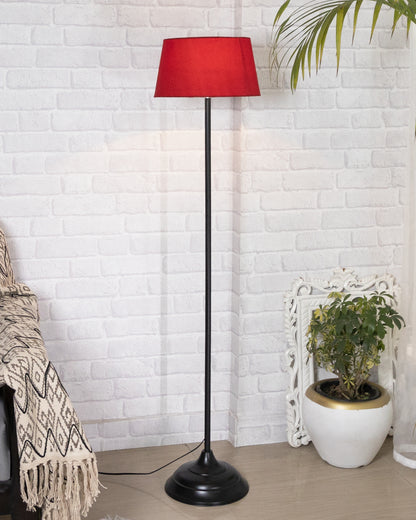 Contemporary Metal Floor Lamp,Contemporary Minimalist Standing Floor Light with Iron Legs,E27 Lamp Base,Modern Design Standing Light for Living Room,Study Room and Bedroom, Straight