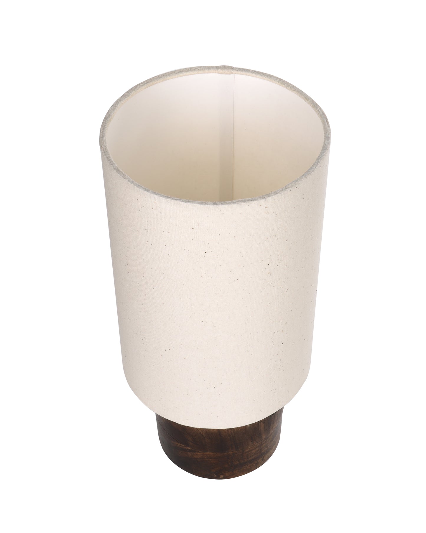 Modern Zen Wooden Lampshade Nightstand Lamps, Antique Base E27 Creative Reading Bedside Lamps Ideal for Bedroom, Cylinder