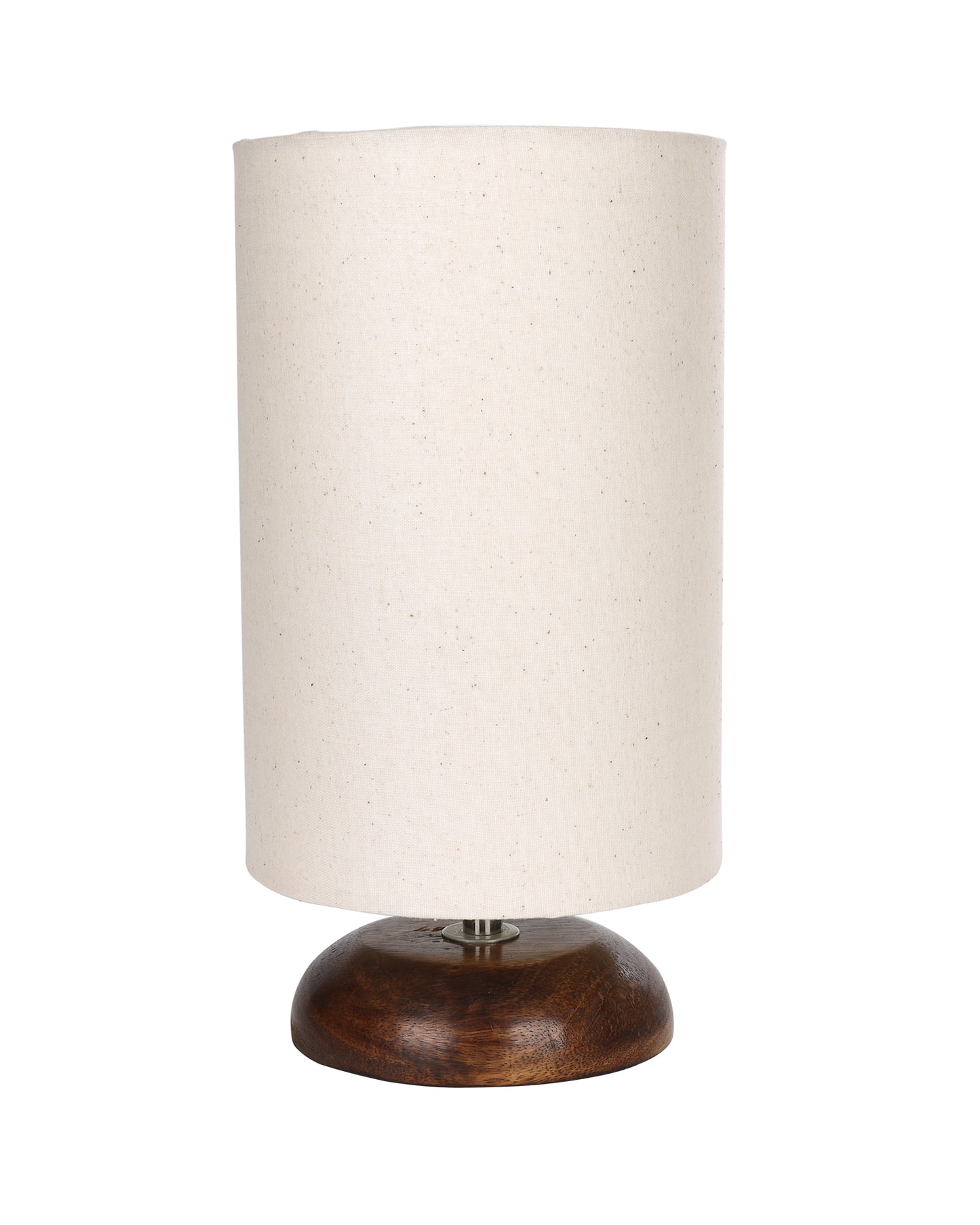 Modern Antique E27 Base Pebble Zen Wooden Table Lamp With Lampshade Nightstand Lamp
