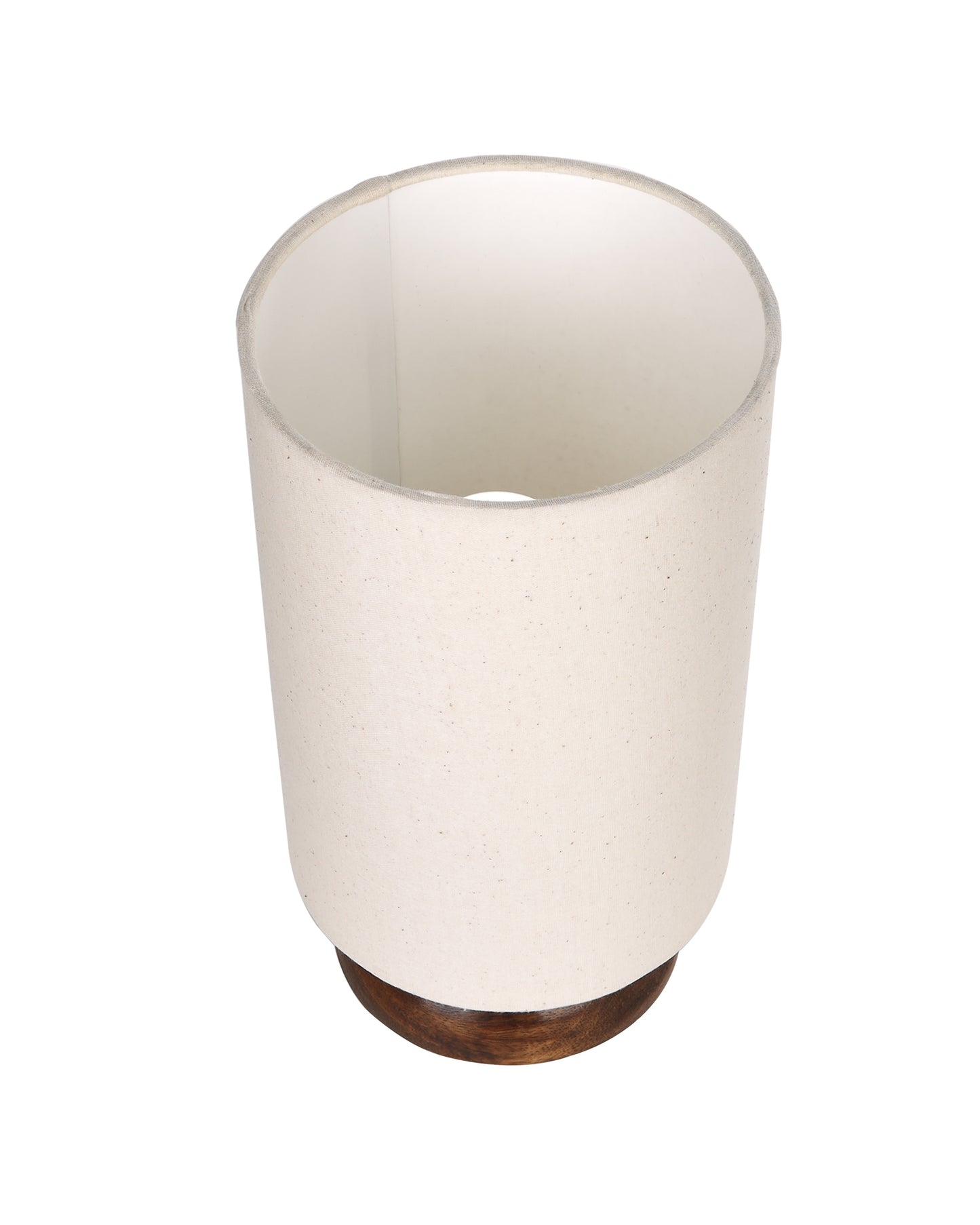 Modern Antique E27 Base Pebble Zen Wooden Table Lamp With Lampshade Nightstand Lamp