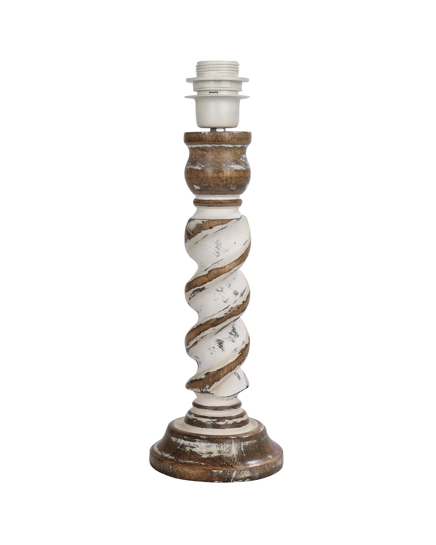 Signature Rustic Table Lamp set of 2, farmhouse Living Room Bedroom House Bedside Nightstand Home Office Reading Light, Rope Whitewash