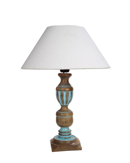 Signature Rustic Table Lamp set of 2, farmhouse Living Room Bedroom House Bedside Nightstand Home Office Reading Light, Cubist