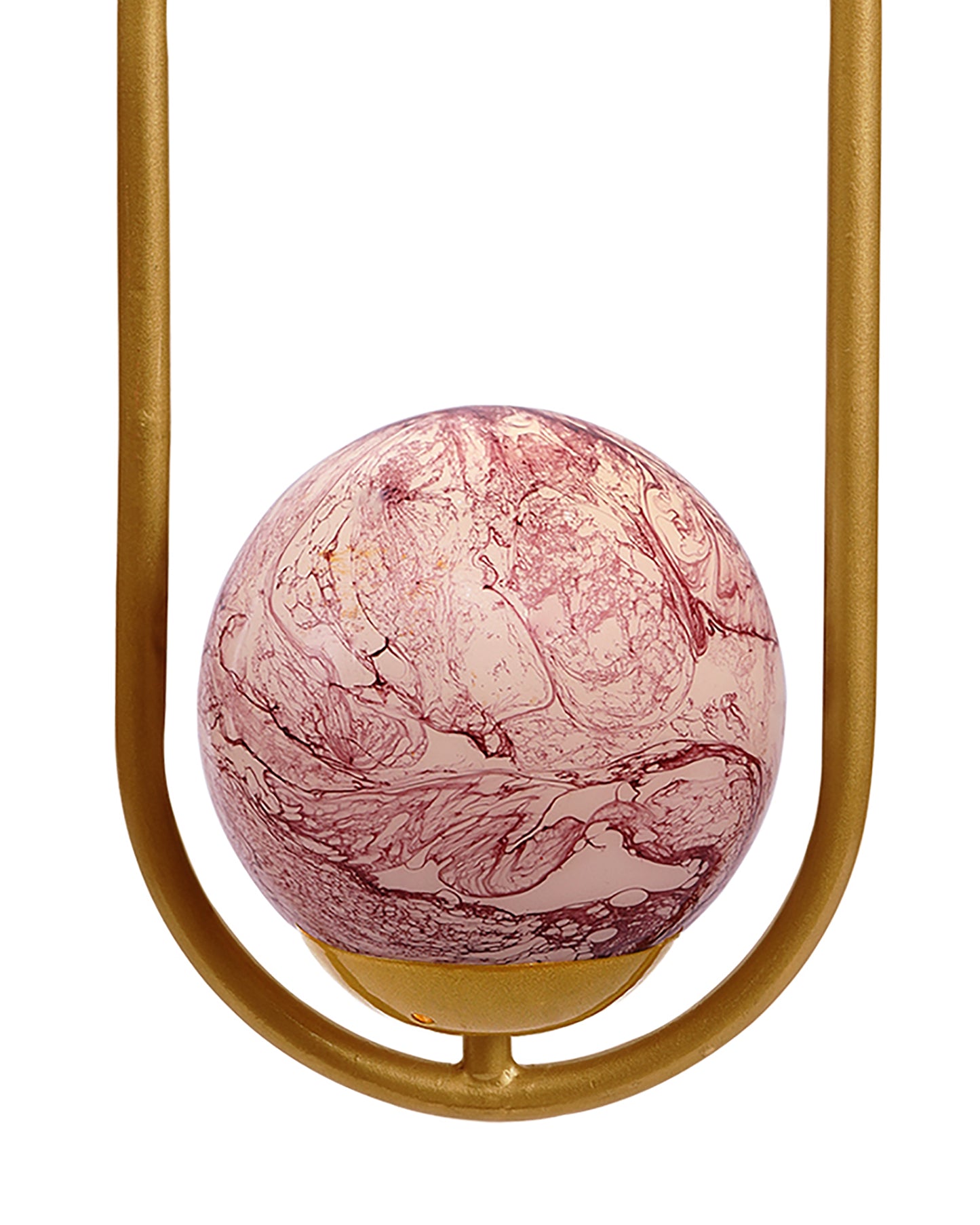 Mid Century Modern Golden Light Chandelier , Planet Series Frosted Glass Globe Lampshade Pendant Indoor Hanging Light Fixture, Oval