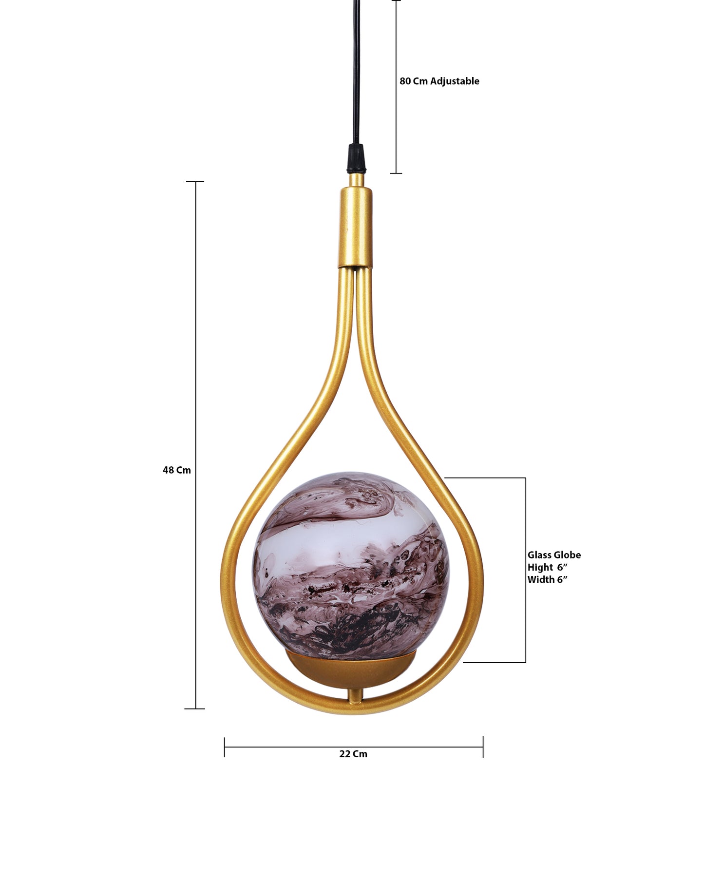 Mid Century Modern Golden Light Chandelier , Planet Series Frosted Glass Globe Lampshade Pendant Indoor Hanging Light Fixture, Water Drop