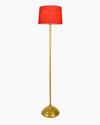 Contemporary Metal Floor Lamp,Contemporary Minimalist Standing Floor Light with Iron Legs, E27 Lamp Base, Modern Design Standing Light for Living Room,Bedroom,Antique Gold