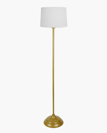 Contemporary Metal Floor Lamp,Contemporary Minimalist Standing Floor Light with Iron Legs, E27 Lamp Base, Modern Design Standing Light for Living Room,Bedroom,Antique Gold