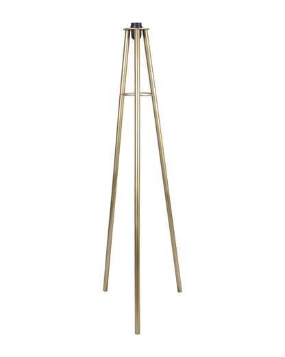 Mid Century Metal Tripod Floor Lamp,Contemporary Minimalist Standing Floor Light with Iron Legs,E27 Lamp Base,Modern Design Standing Light for Living Room,Study Room Antique Gold, Tripod