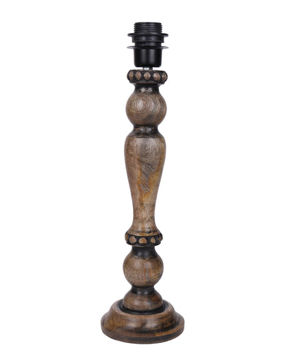 Eureka Polka Wood Table Lamp Bedside Distressed Living Room Light
