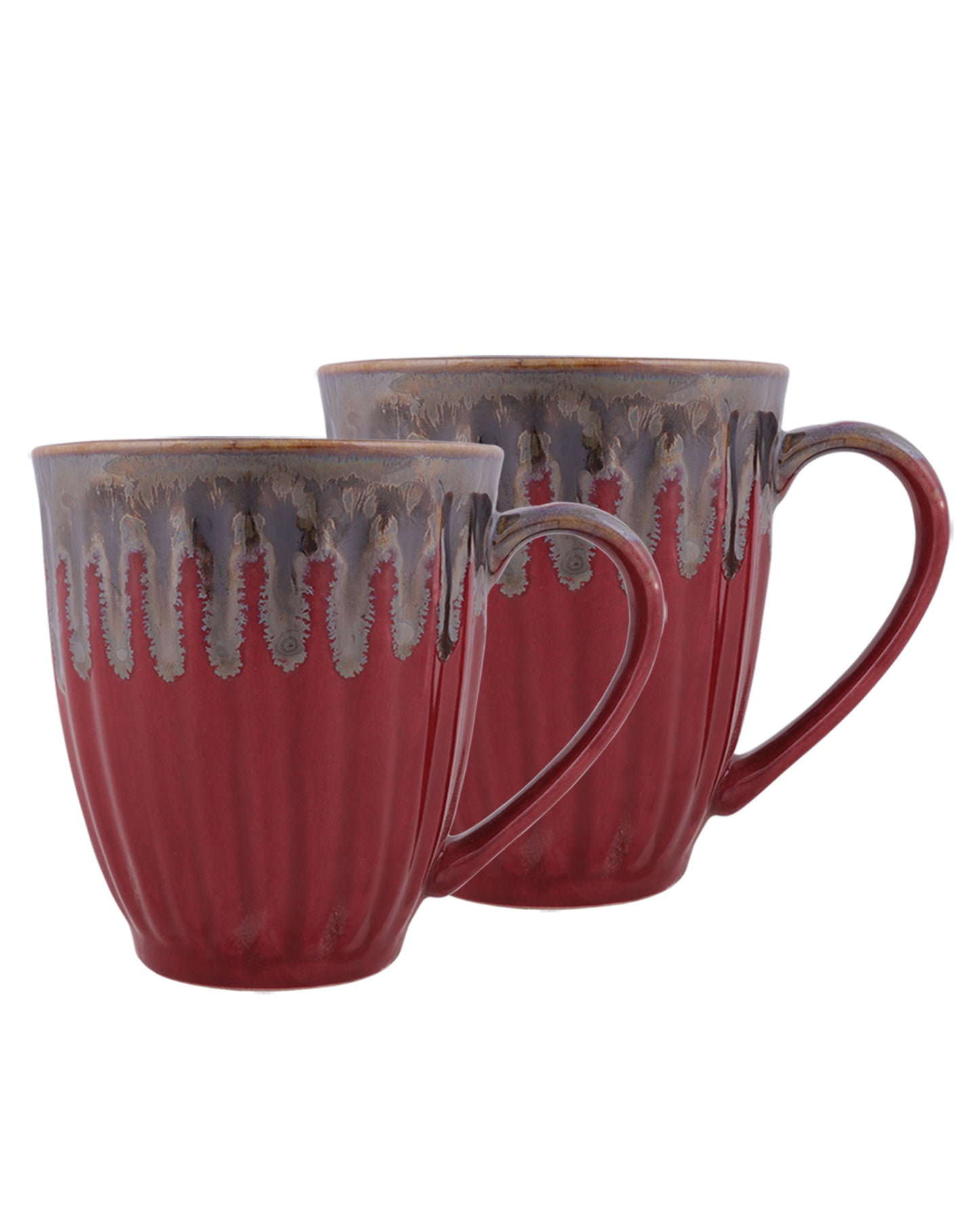 Handmade Irish Coffee Tea & Beer Mugs, Altered Glaze latte Cups, Melon