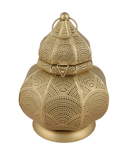 Turkish Desk Lamp Moroccan Decorative Bronze Antique Bohemian Mosaic Table Lamps for Living Room Dining Room Bedroom Large Metal Vintage Bedside Night Lamp