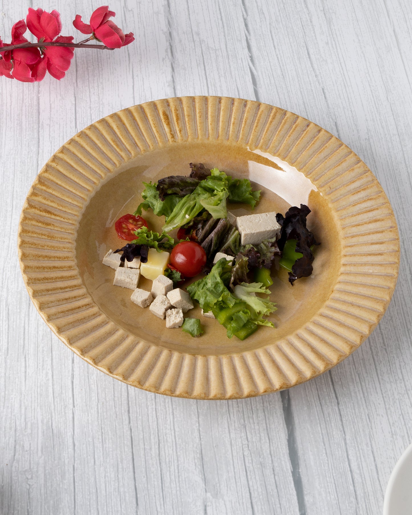 Kitchen Soup Pasta Plate, High Quality Stoneware Serving Platter | Dishwasher & Microwave Safe, Large