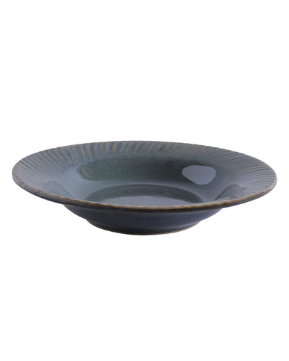 Kitchen Soup Pasta Plate, High Quality Stoneware Serving Platter | Dishwasher & Microwave Safe, Large