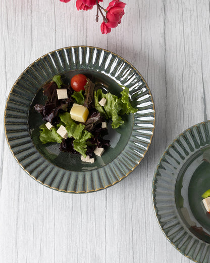 Kitchen Soup Pasta Plate, High Quality Stoneware Serving Platter | Dishwasher & Microwave Safe, Large
