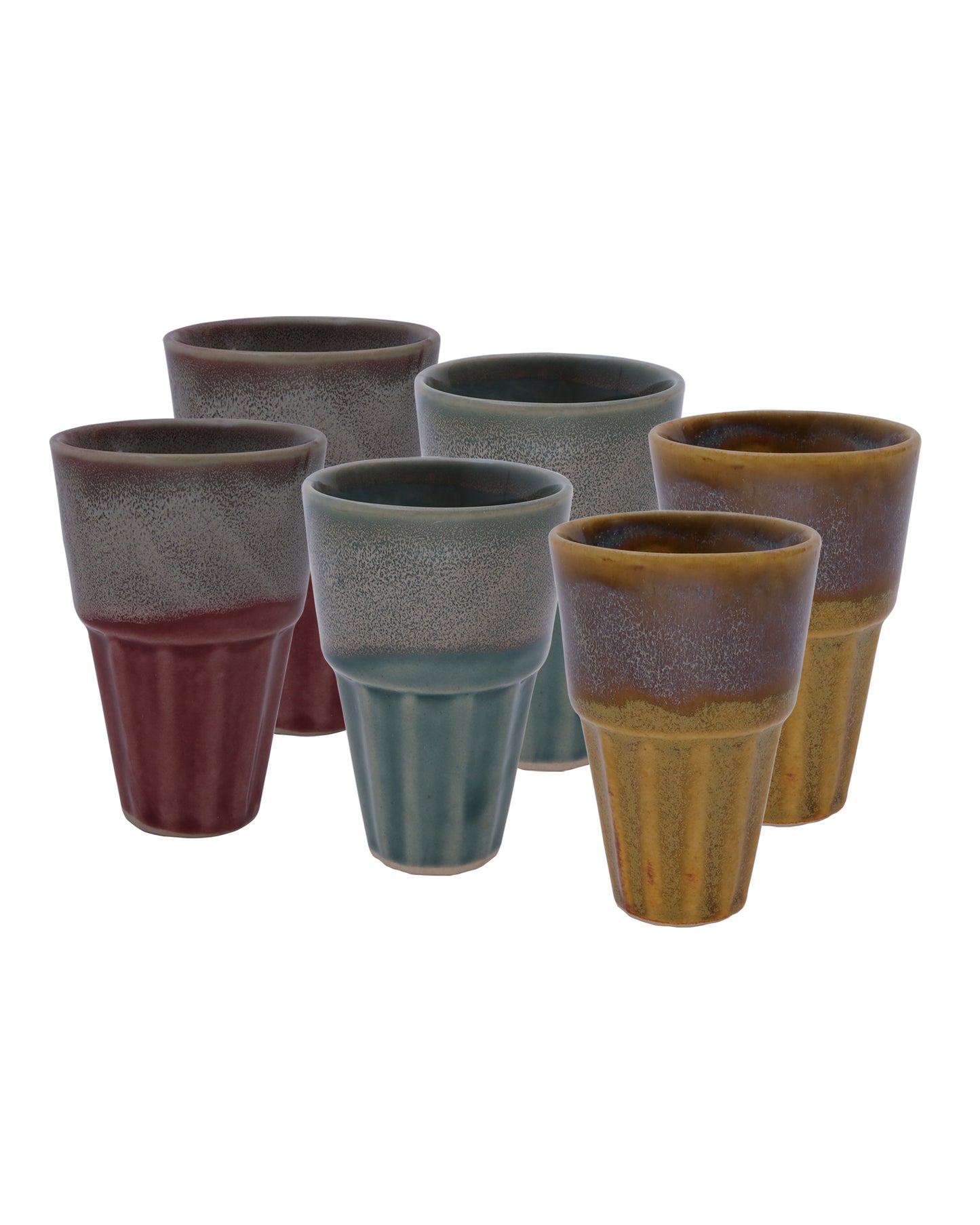 Homesake® Studio poitry chai glass with stand