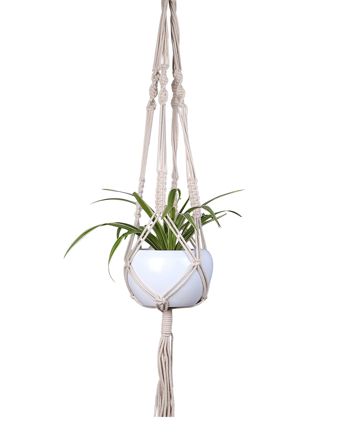 Macreme Hanging Planter Large Macrame with Pot Pack of 1