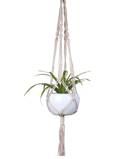 Macreme Hanging Planter Large Macrame with Pot Pack of 1