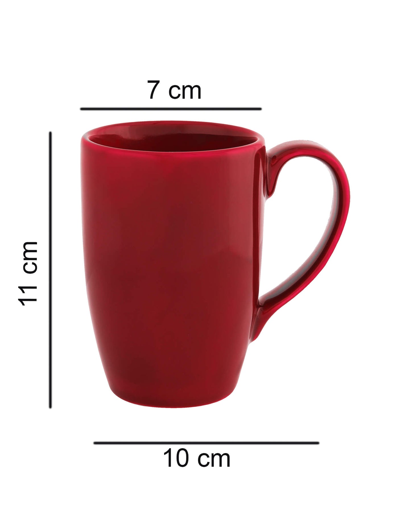 Prime Morning Tea, Coffee, Milk Mug, 300 ml, Porcelain, Set of 2