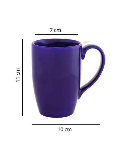 Prime Morning Tea, Coffee, Milk Mug, 300 ml, Porcelain, Set of 2