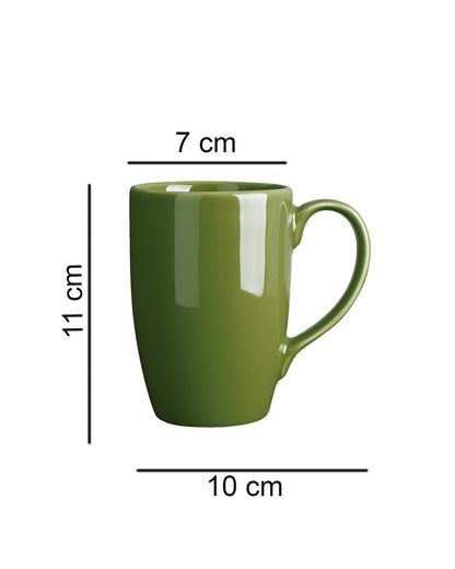 Prime Morning Tea, Coffee, Milk Mug, 300 ml, Porcelain, Set of 2