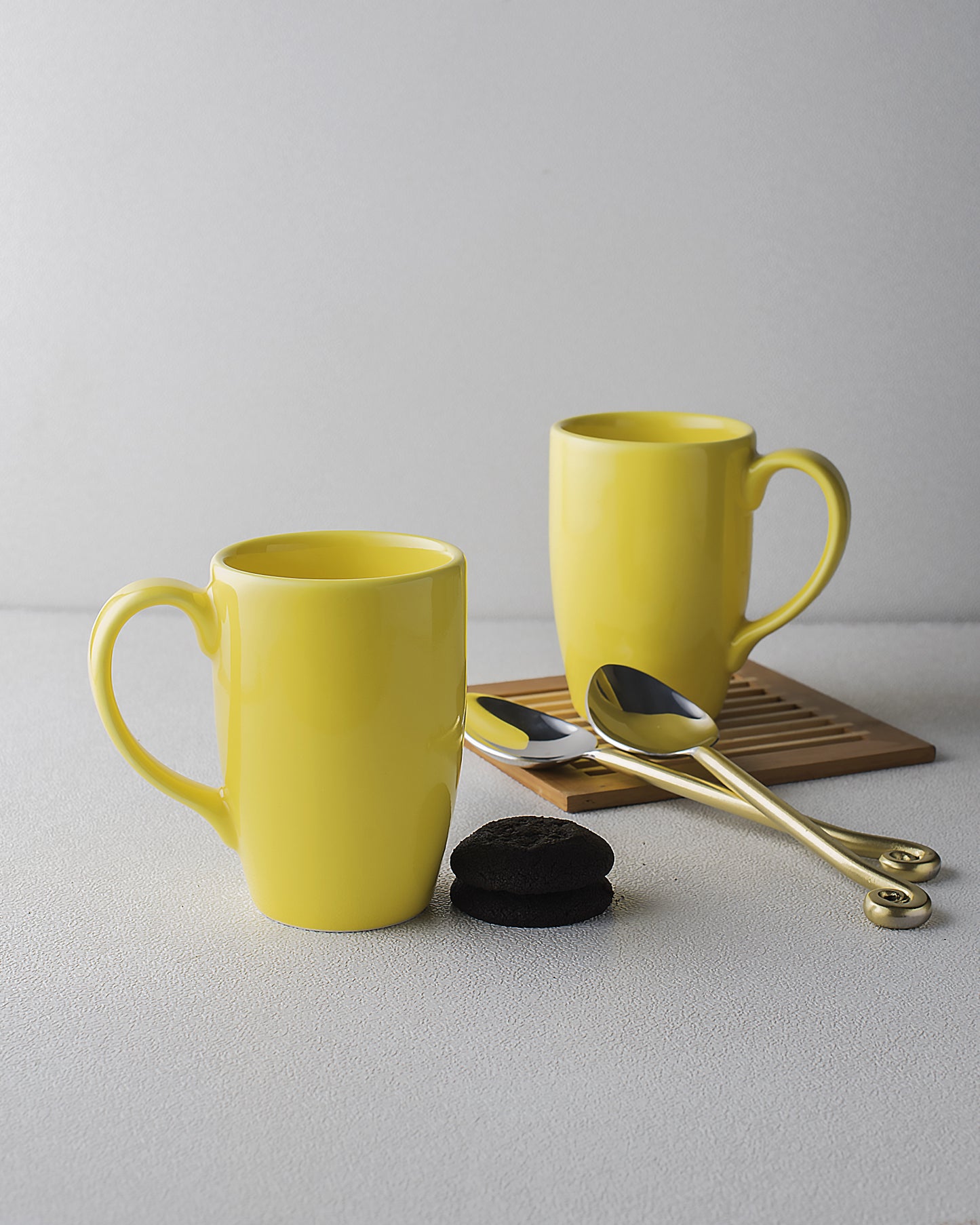 Prime Morning Tea, Coffee, Milk Mug, 300 ml, Porcelain, Set of 2